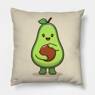 Cute Avocado Pillow