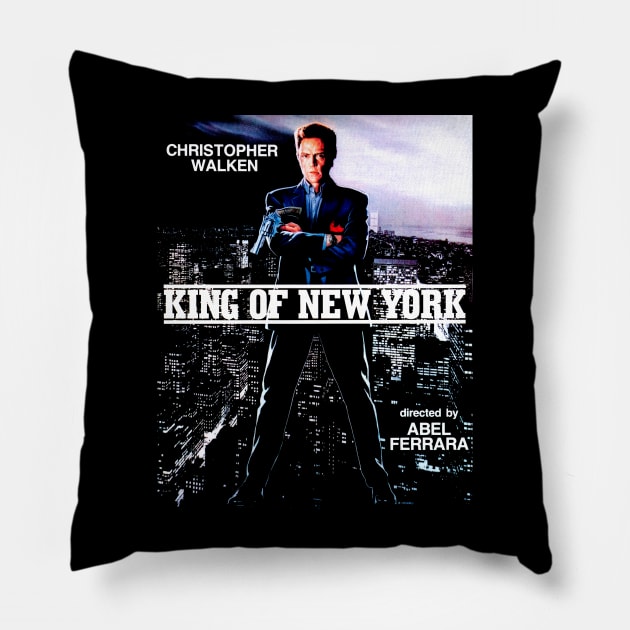 King of New York Pillow by Scum & Villainy