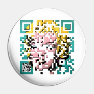 QR Marilyn Pin