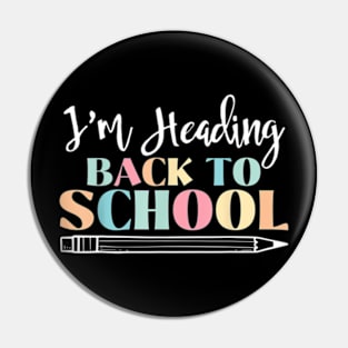 Pre-K School Year Student Back To School Pin