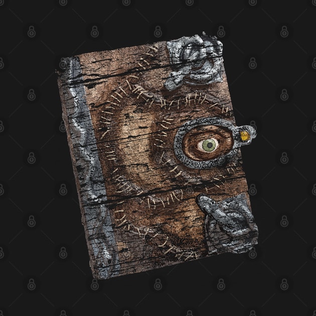 Hocus Pocus Spell Book, weathered board distressed by woodsman