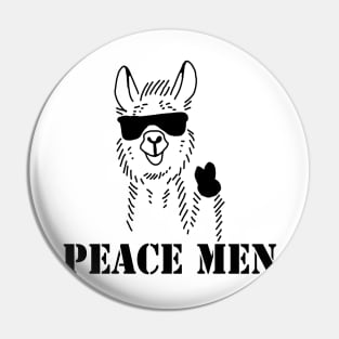 Lama peace men Pin