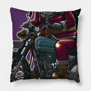 Go ride santa Pillow