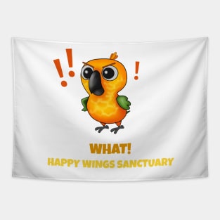 HWS Nerdy Birdy ~ Jenday Conure Tapestry