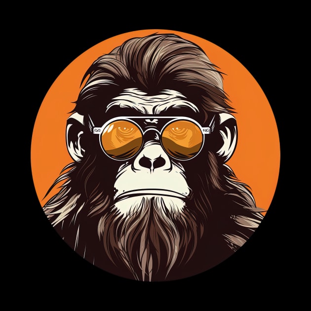 Uncle Bob the Monkey with Retro Sunglasses by ArtLegend99