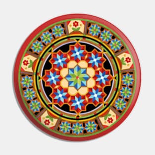 Westminster Mandala Design Pin