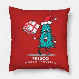 Frisco, NC Vacationing Christmas Tree Pillow