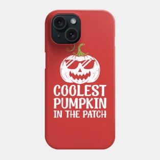 Coolest Pumpkin In The Patch Halloween Boys Girls Teens Phone Case