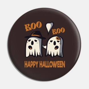 Boo - Happy Halloween Pin