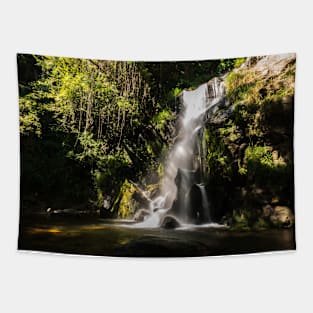 Beautiful waterfall in Cabreia Portugal Tapestry