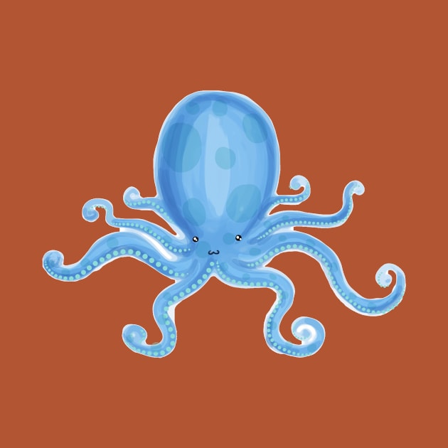 Blue Octopus by saradaboru