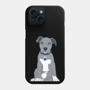 Pitbull Grey Staffordshire Terrier Phone Case