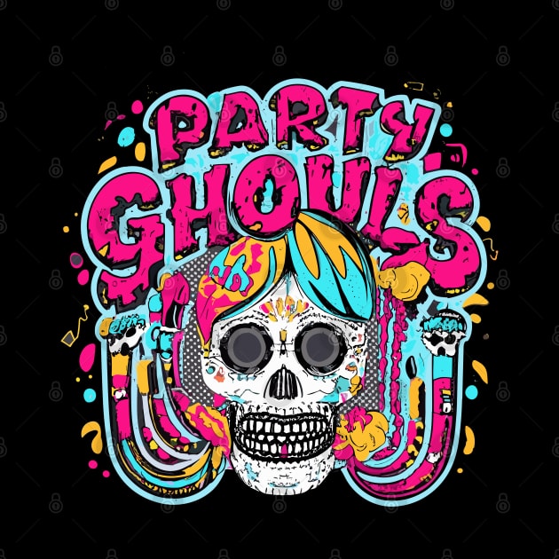 Halloween Ghoul Party Ghouls Design by CosmicCat