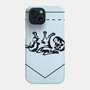 Princess Logo Fake Pocket Phone Case