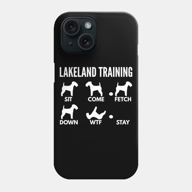 Lakeland Training Lakeland Terrier Tricks Phone Case by DoggyStyles