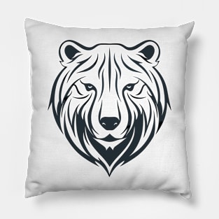 Grizzly Bear Animal Freedom World Wildlife Wonder Vector Graphic Pillow