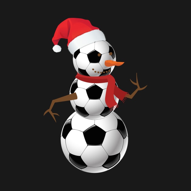 Football Snowman Christmas by Skylane