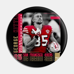George Kittle Paper Poster Pin