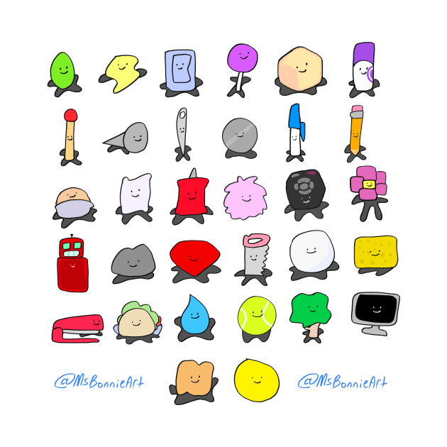 Bfdi All Contestants Pack Part 2 by MsBonnie