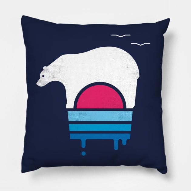 Polar Melt Pillow by Thepapercrane