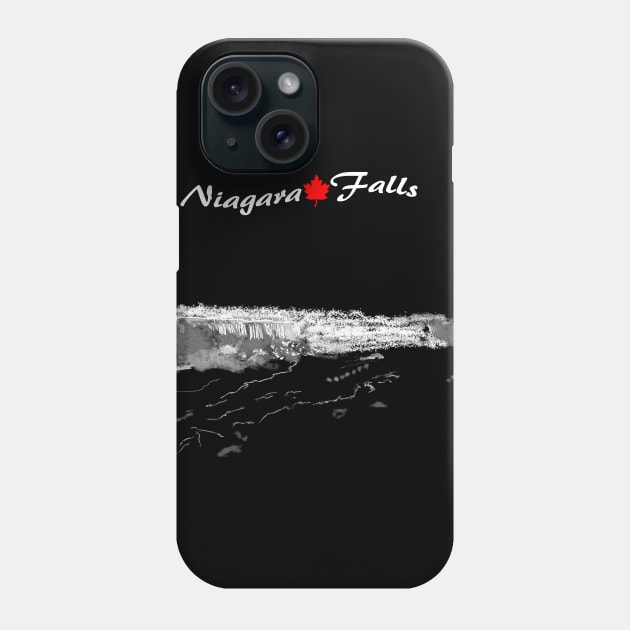 niagara falls sketch Phone Case by swiftjennifer