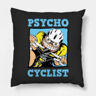 Psycho Cyclist Pillow