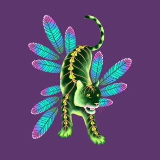 Maranta Tiger (Purple Background) T-Shirt