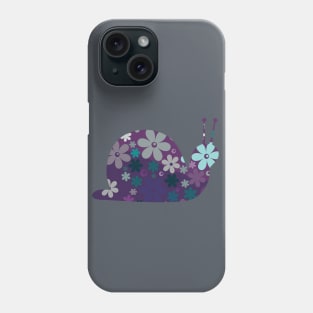 Funky Floral Snail Phone Case