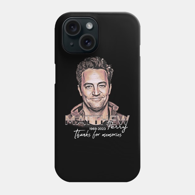 Matthew Perry Remembering 1969-2023 Phone Case by jawiqonata