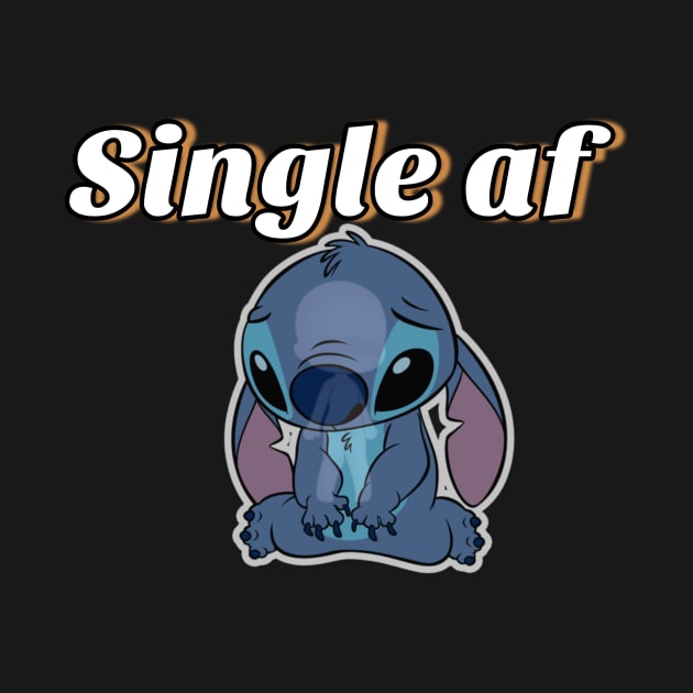 A sad, single,lonely Stitch by THESHOPmyshp