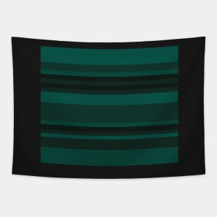 Glorious Green Stripes Tapestry