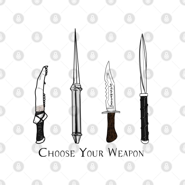 Choose Your Weapon by TheOneImagination