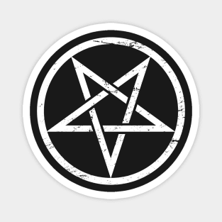 Goth Satanic Pentagram Magnet