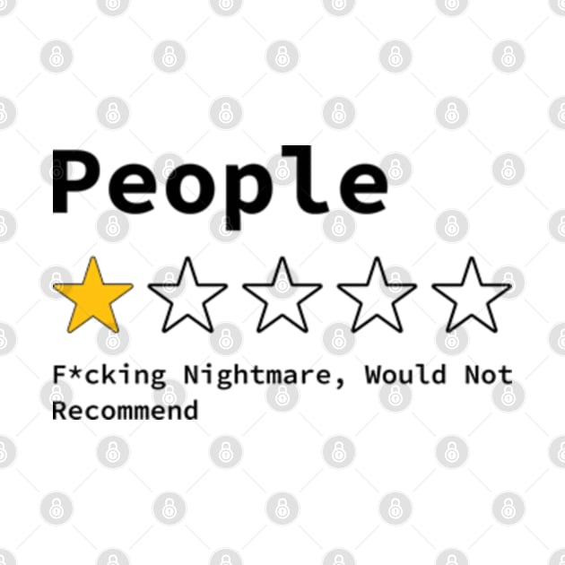 People One Star Review Sarcastic by RiseInspired