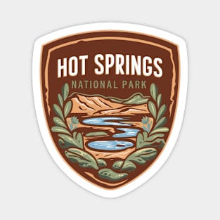 Hot Springs US National Park Arkansas Emblem Magnet