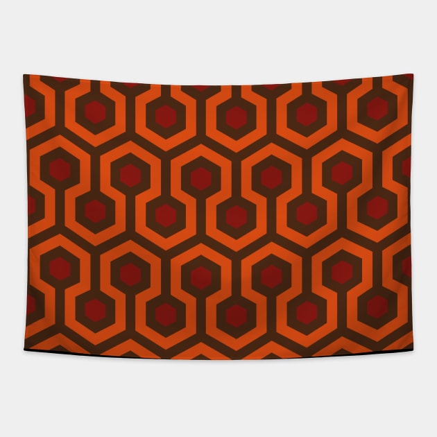 Hix's Hexagon carpet print Tapestry by Gothenburg Print