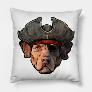 Chesapeake Bay Retriever Pirate Pillow