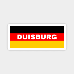 Duisburg City in German Flag Magnet