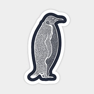 Emperor Penguin - detailed animal lovers drawing Magnet