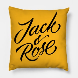 Jack & Rose (black) Pillow