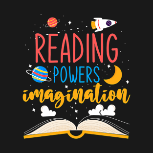 Reading Powers Imagination Books T-Shirt