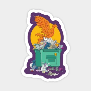 Dumpster Phoenix Magnet