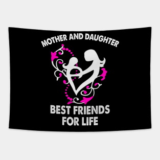 mother and daughter best friends for life Tapestry