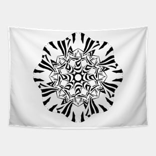 Zebra mandala Tapestry