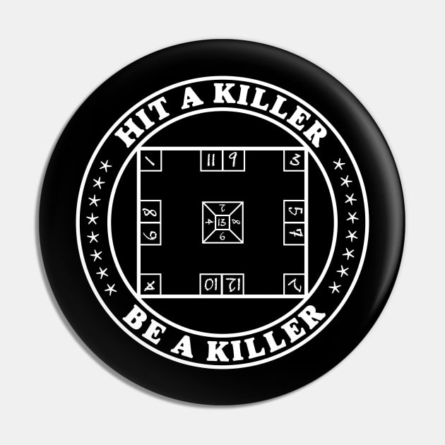 Hit a killer, be a killer - NYC Pin by Ranter2887