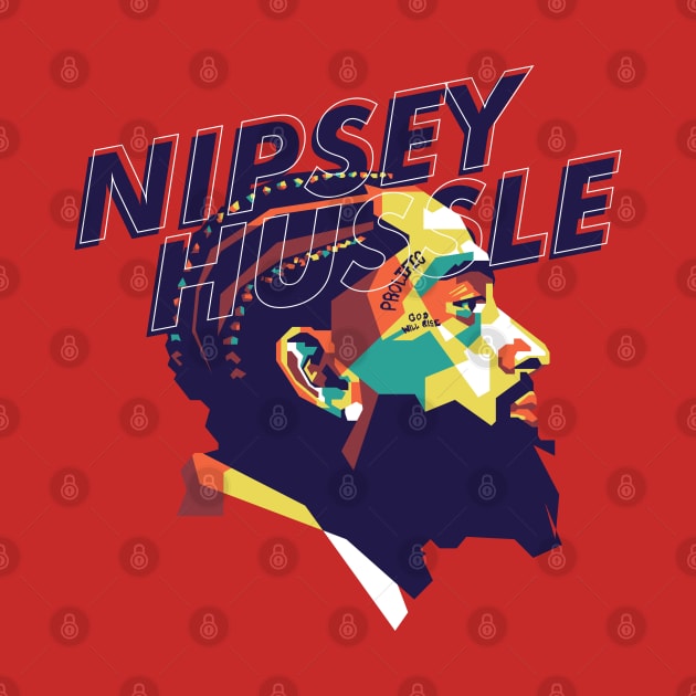 Tribute Nipsey Hussle on WPAP art by pentaShop