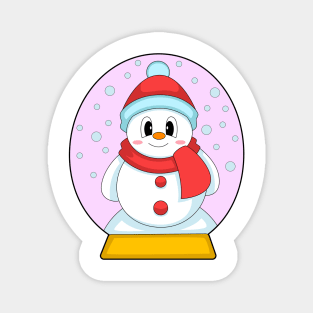 Snowman Christmas Winter time Magnet