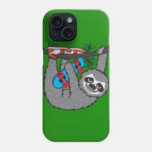 Sloth Skater Phone Case