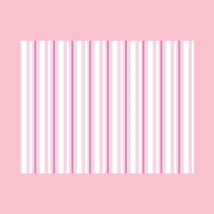 Pink Stripes Design T-Shirt