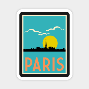 Paris, France, Travel Poster Magnet